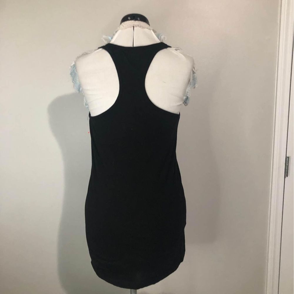 NWT Large Body Rags Womens Sleeveless Black Tank Top (Fueled By Tacos) C5436 - Picture 2 of 5
